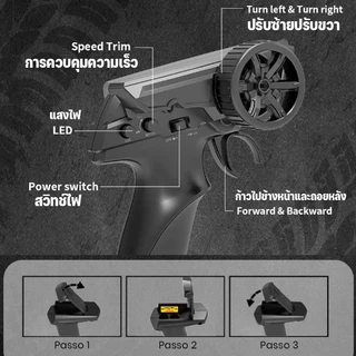 COD 1:24 การควบคุมระยะไกลแข่งรถ RCแข่งสปีดสูง 2.4GHz รถบังคับระบบ สี่ไดรฟ์ ความเร็วสูงดริฟท์ ของเล่นเด็ก