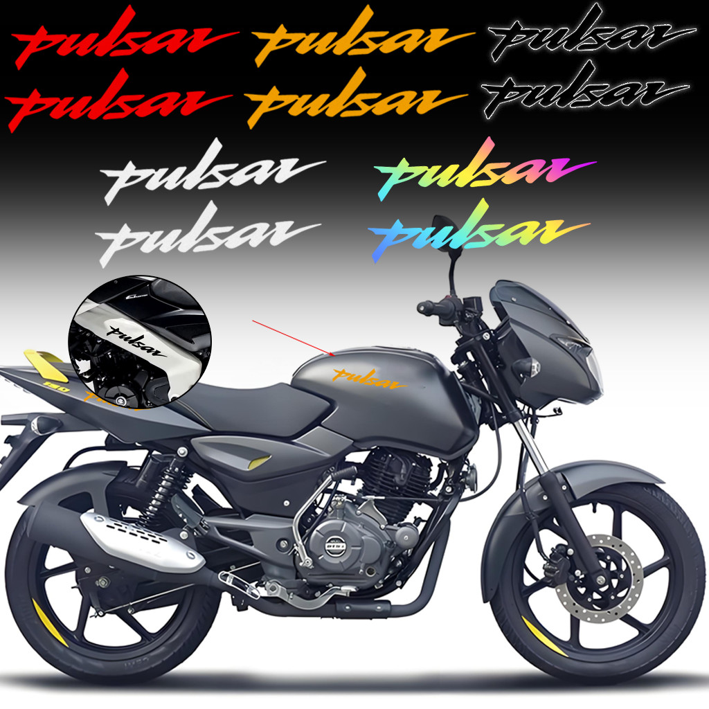Bajaj Pulsar รถจักรยานยนต์สัญลักษณ์สติกเกอร์สะท้อนแสง Decor ถัง Fender body Decal สําหรับ Pulsar 200