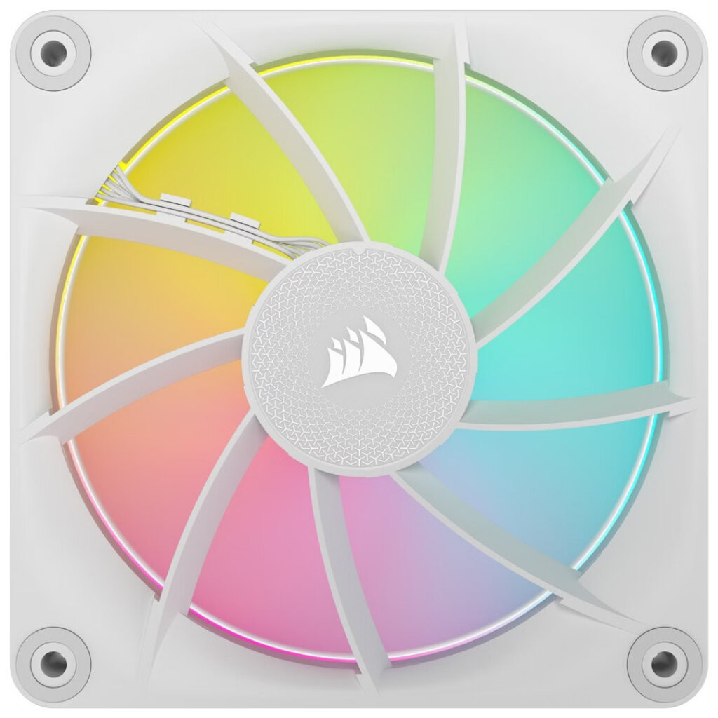 CORSAIR iCUE LINK LX120 RGB 3x120mm White Starter Kit PWM Fan : CO-9051030-WW