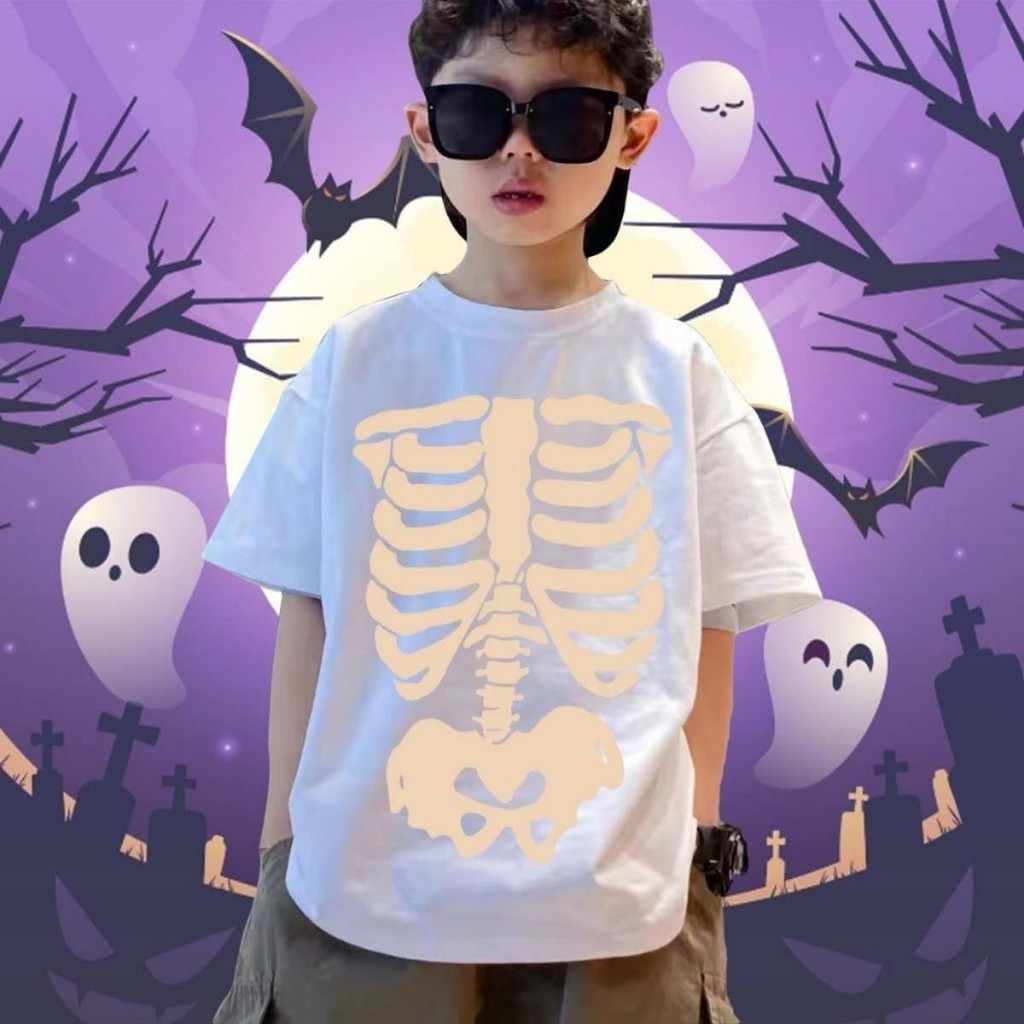 981iu41mnr   2024 เสื้อยืดแฟชั่น การ์ตูนพิมพ์ Unisex เสื้อยืดเด็กสําหรับ Boy Girl ee 315