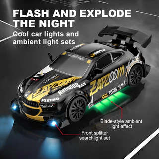 1:24 RC Drift รถ 4WD Proportional คันเร่ง BMW GTR Porsche ของเล่น 1/24 2.4G รีโมทคอนโทรลรถ Racing รถของเล่นเด็ก