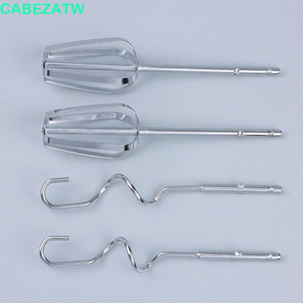 CABEZATW เครื่องตีไข่มือถือผสมแท่ง,สนิมทนทานเครื่องตีไข่ไฟฟ้ากวนตะขอ,ประหยัดเงินสแตนเลสไฟฟ้าผสมอะไหล่ทดแทนแป้ง