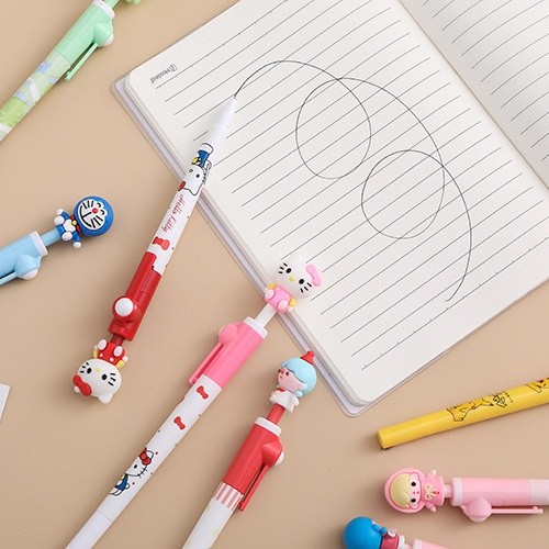3D DOLL PENS พร้อมแป้งน่ารัก MOTIFS / CUTE CHARACTER ตุ๊กตาปากกาสามารถใช้งานได้