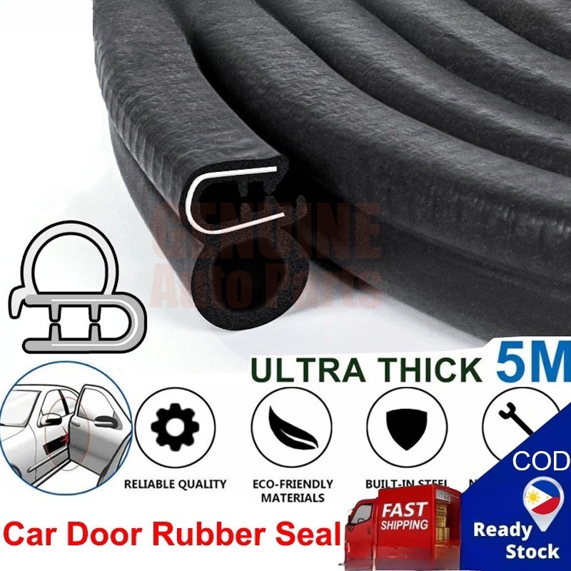 รถประตูซีล Strip Auto EPDM Trim ยางซีล U รูปร่าง PVC Trim Strip สําหรับรถบรรทุกเรือ 2M5M10M