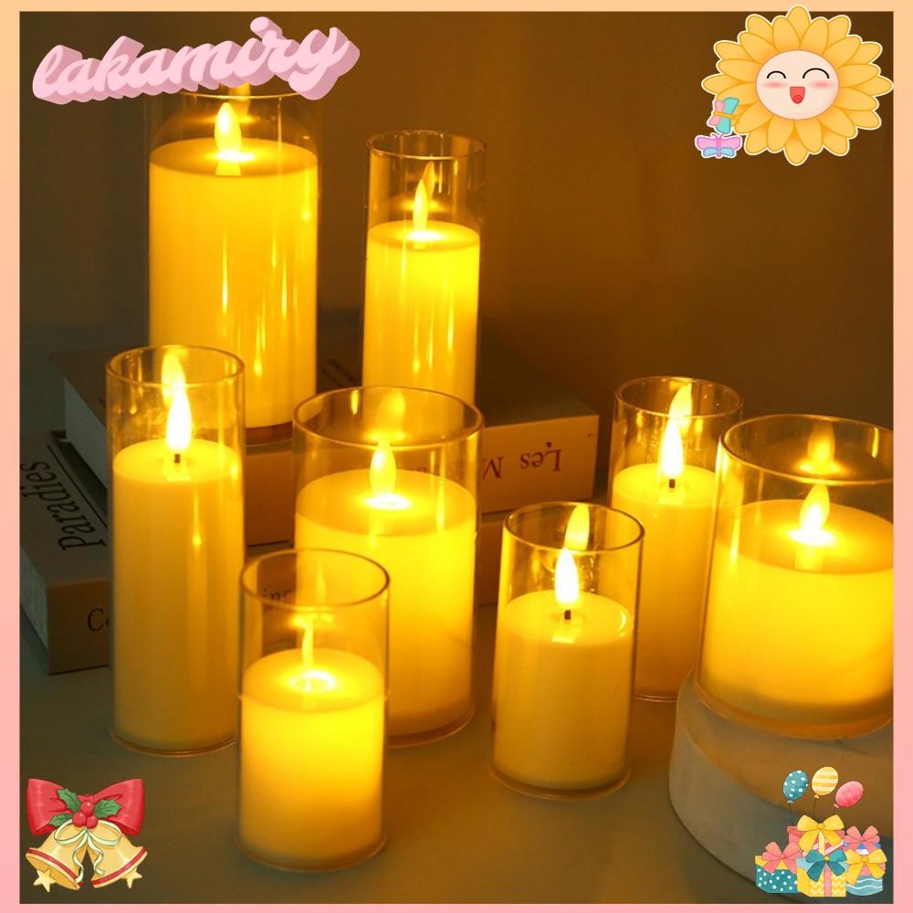 LAKAMIRY Flicking Candle Party ไฟ LED ริบหรี่ Wick