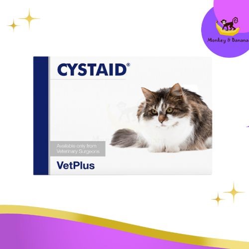 (exp 31/07/2569)cystaid plus 30 เม็ด อาหารเสริมสำหรับแมวฉี่ลำบาก