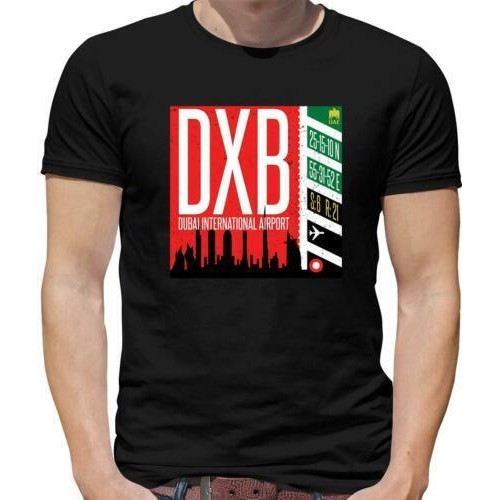 เสื้อยืด Airports Range - Holiday - Dxb - Airport - Uaw - Middle East