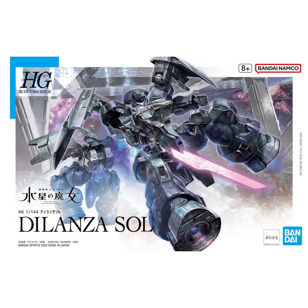 Bandai GUNDAM ประกอบ HG 1/144 Mercury Witch 21 Dilanza Sol Animation สินค้าของสะสม