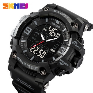 Skmei 2222 กีฬาแฟชั่นนาฬิกา Mens Chrono Casual 5Bar กันน้ําน…