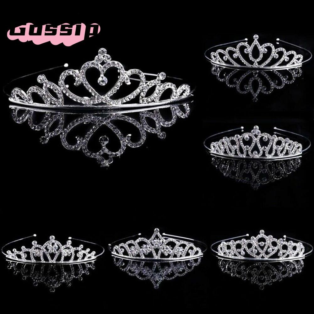 Gossip Queen Princess Crown สําหรับผู้หญิงที่คาดผมแฟชั่นเจ้าสาวเครื่องประดับผม