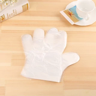 YTL ถุงมือพลาสติกใช้แล้วทิ้ง 100 ชิ้น ถุงมือเอนกประสงค์ ถุงมือเอนกประสงค์