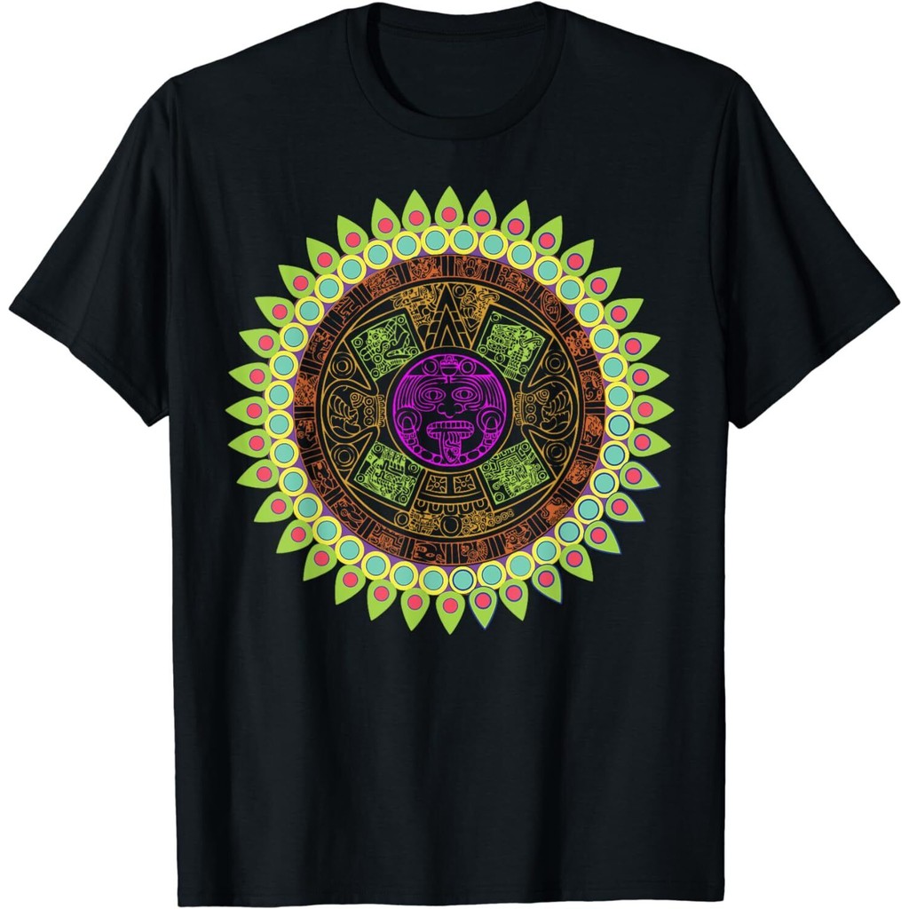 Mexican Aztec Calendar Sun Design Gift Idea TeeT-Shirts