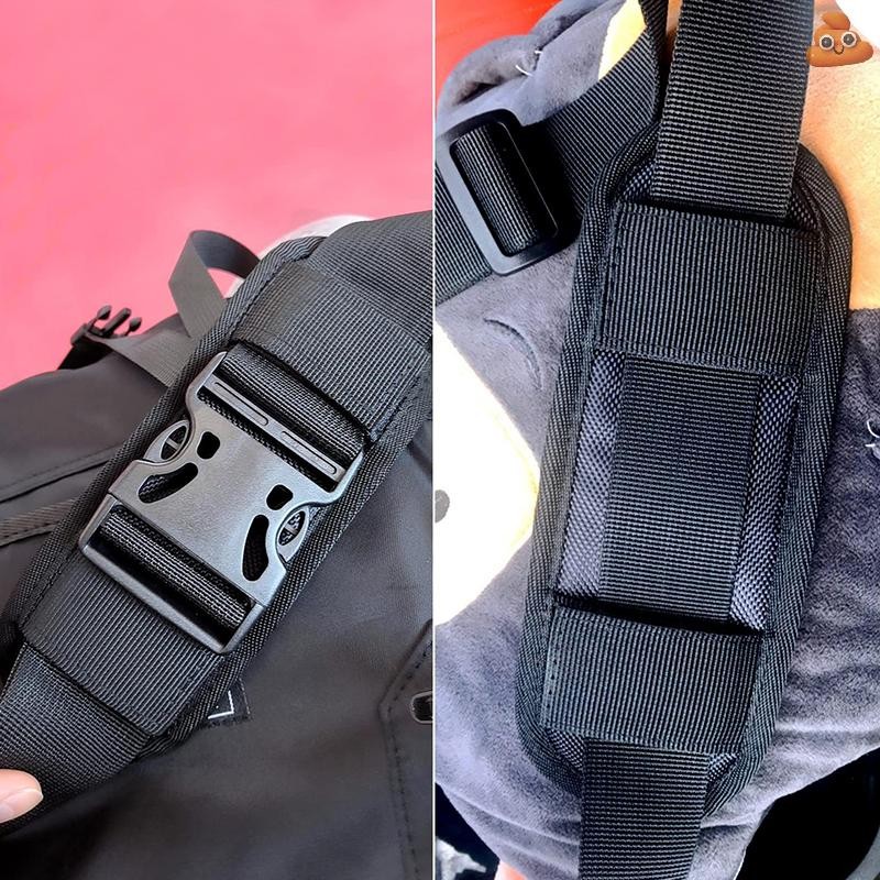 [LO] 1 PC สายคล้องไหล่ที่ถอดออกได้ Pad เบาะสําหรับกระเป๋าเป้สะพายหลังกระเป๋าสะพาย Deion ลื่นสายคล้องไหล่ Pad กระเป๋าอุปกรณ์เสริม TH - รูปที่ 2