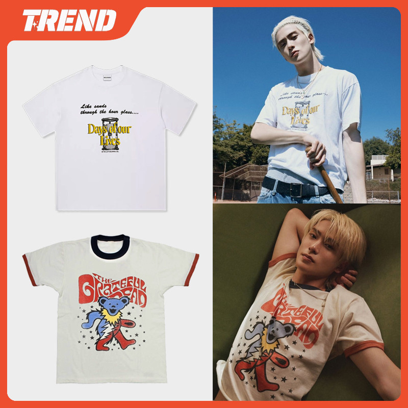 Kpop NCT 127 Jaehyun ชายและหญิงวินเทจเกาหลีแฟชั่นหลวม ๆ Street Top เสื้อยืด