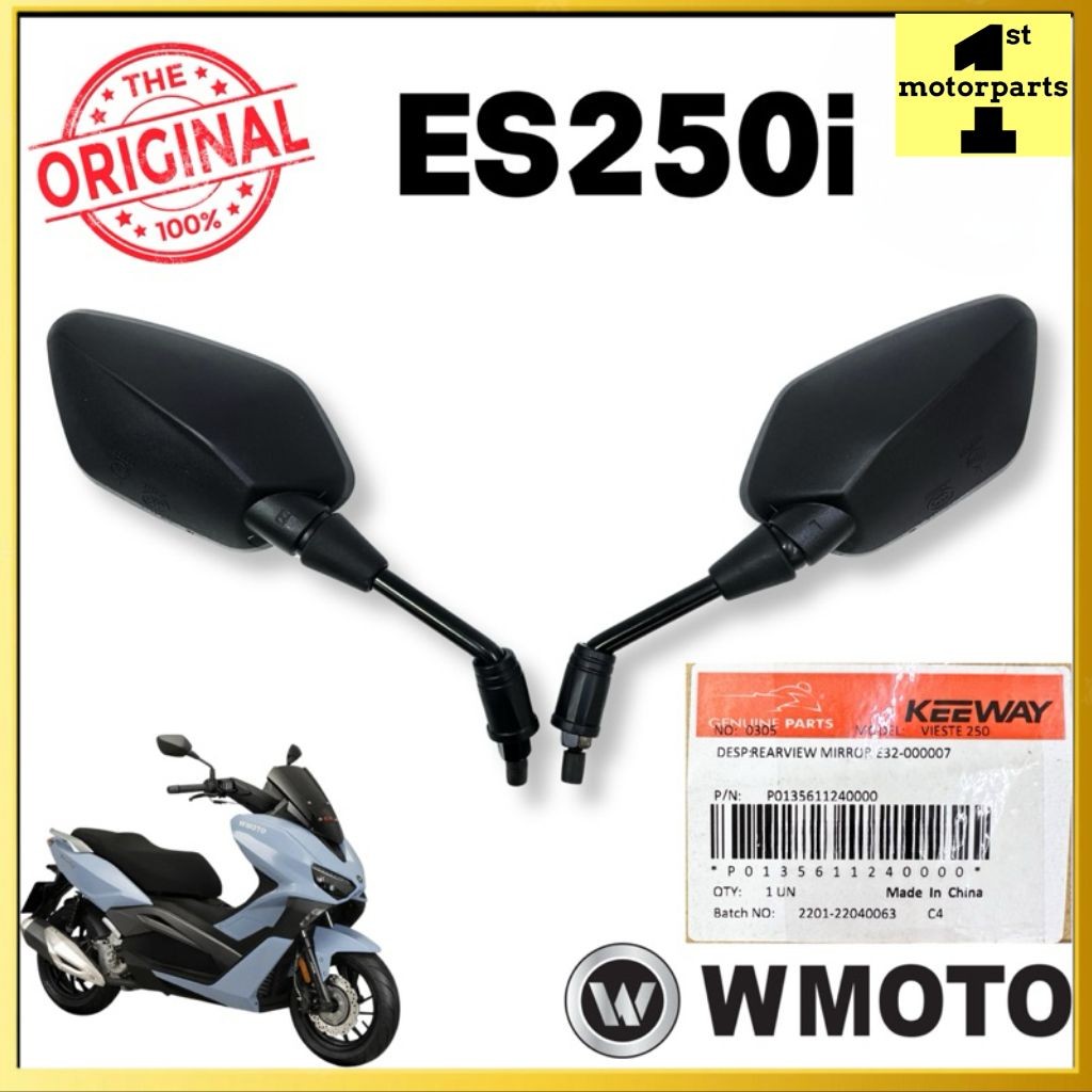 ES250i ES 250 ES250 SIDE MIRROR LEFT วิวด้านหลัง KIRI & RIGHT KANAN WMOTO