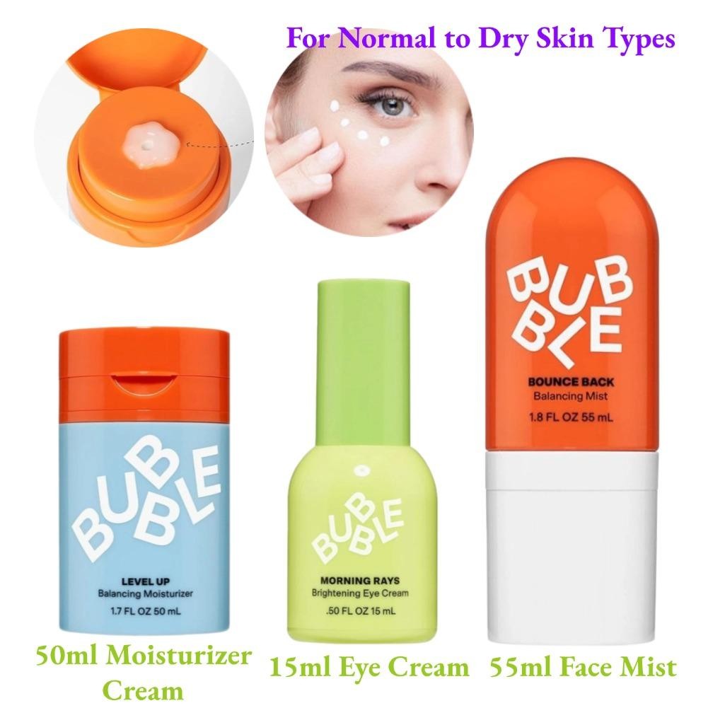 Bubble Moisturizing Face Cream วิตามินอี Aloe Vera Gel Repairing Nourishing Toner และ Eye Cream ผลิตภัณฑ์ดูแลผิวหน้า
