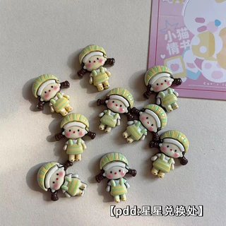 [100ในสต็อก] สาวมืออาชีพน่ารักอุปกรณ์เรซิน DIY กาวครีมเคสโทรศัพท์วัสดุกิ๊บติดผม DIY ถ้วยน้ำเครื่องเขียนสติกเกอร์ตกแต่ง