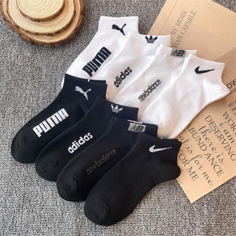 ถุงเท้า 6 คู่สําหรับผู้หญิงนักเรียนกีฬาถุงเท้าผ้าฝ้ายข้อเท้า - รูปที่ 6