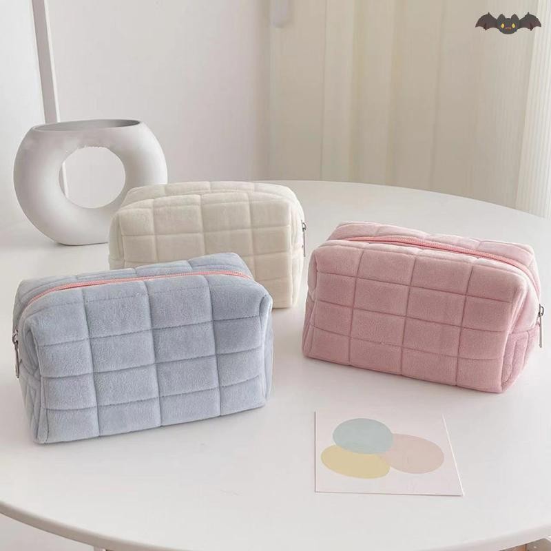 [PE] กระเป๋าแต่งหน้าตุ๊กตาสําหรับผู้หญิง Soft Travel กระเป๋าเครื่องสําอางกรณี Young Lady Girls Make Up Case Necessaries Storage Bag TH