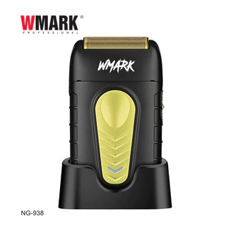 Wmark ใหม่สแตนเลสกัดไทเทเนียมชุบสองใบมีดตาข่ายมีดโกนมีดโกนผู้ชายไฟฟ้า ของ-938