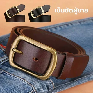 เข็มขัดหนัง พร้อมเข็มขัดยีนส์ สําหรับผู้ชาย และผู้หญิง แนวมินิมอล