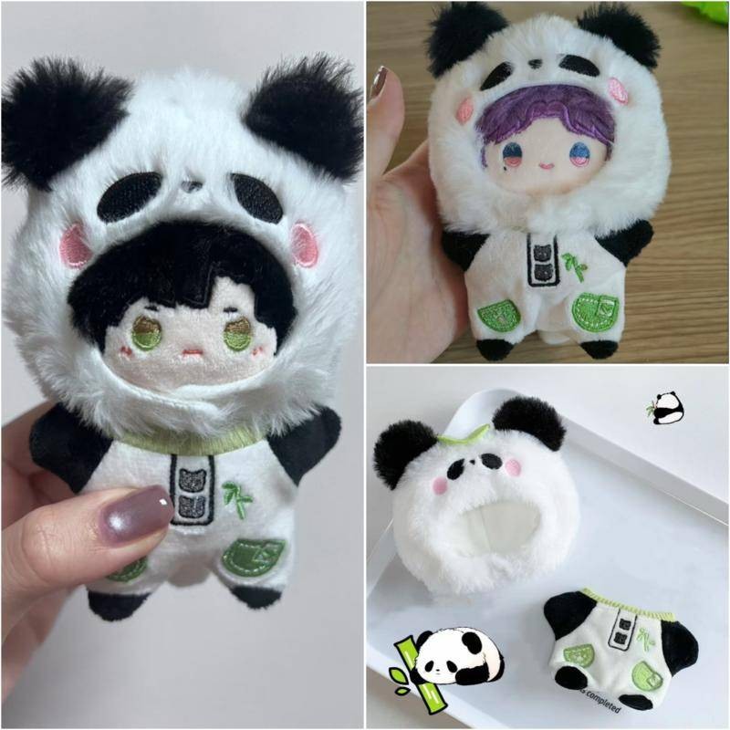 10 ซม. Kawaii Idol ตุ๊กตาเสื้อผ้าน่ารัก Panda Coat ผ้าคลุมไหล่เสื้อคลุม Dress Up ตุ๊กตาตุ๊กตาเปลี่ยนเสื้อผ้าเกม Love และ Deepspace Xavier Zayne Rafayel ralayo Sylus