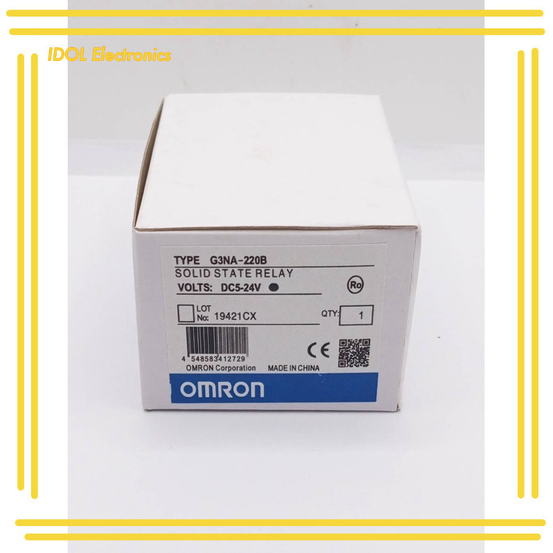 ราคาถูก! G3NA - 220B โซลิตสเตทรีเลย์ TYPE G3NA - 220B SOLID STATE RELAY VOLTS: DC5-24V LOT