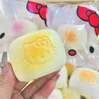 สกุชชี่น้ําตาล KT Buns สกุชชี่เปลี่ยนสี 2 สี