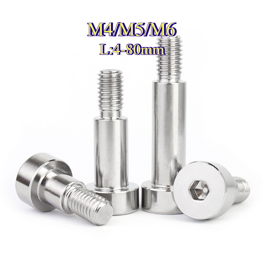 สกรูปลั๊กสกรูซ็อกเก็ตหกเหลี่ยม M4/M5/M6 SUS304 [ZQ-WDY]