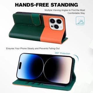 เคสกันกระแทกสําหรับiphone 16 15 14 13 12 11 Pro Max 7 8 Plus X XS XR SE 2020 2022 iP 11 7 8 Miniน่ารักRetro Flip Stand Case Protectorพร้อมสายคล้องมือ
