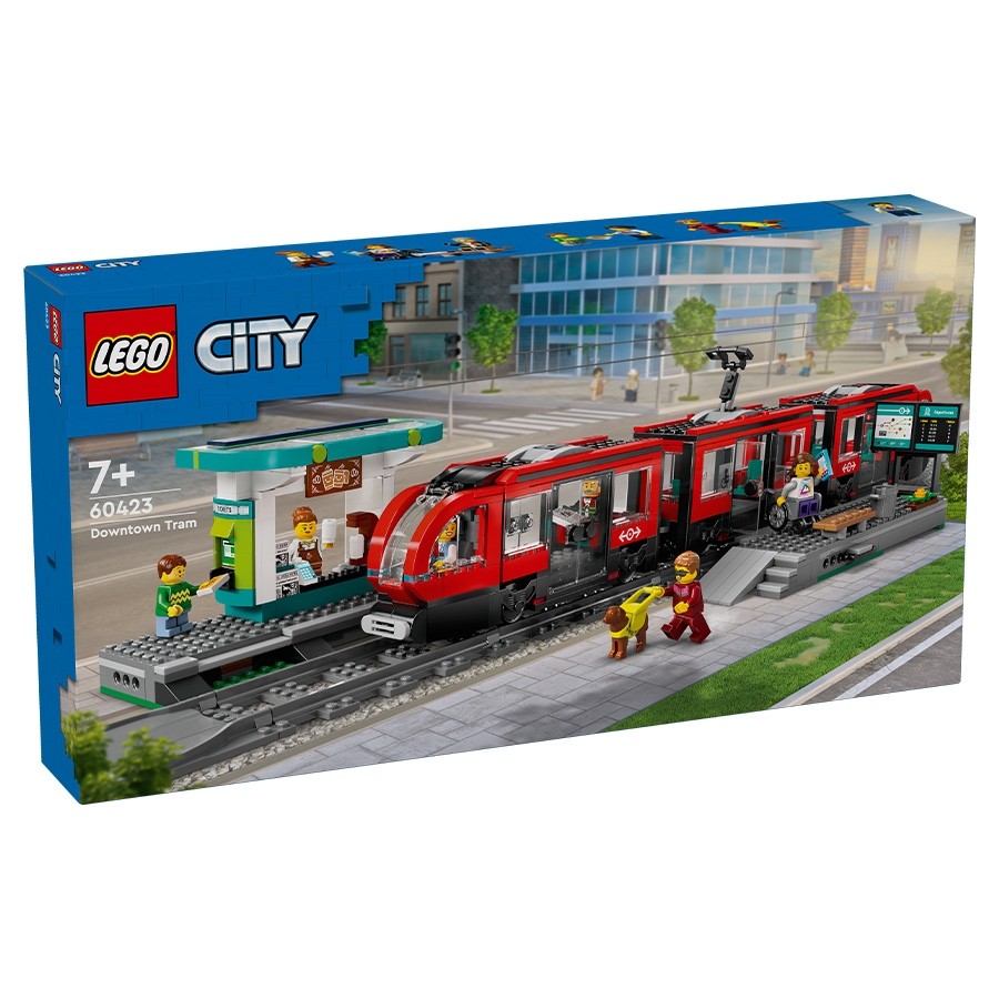LEGO City Downtown Streetcar and Station 60423 (#13083)