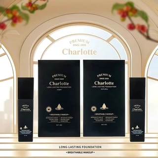 Charlotte Long-lasting ชาร์ล็อต พรีเมี่ยม ลอง-ลาสติ้ง ฟาวเดชั่น ปกปิดผิวเนียน ริ้วรอย กันน้ำคุมมัน