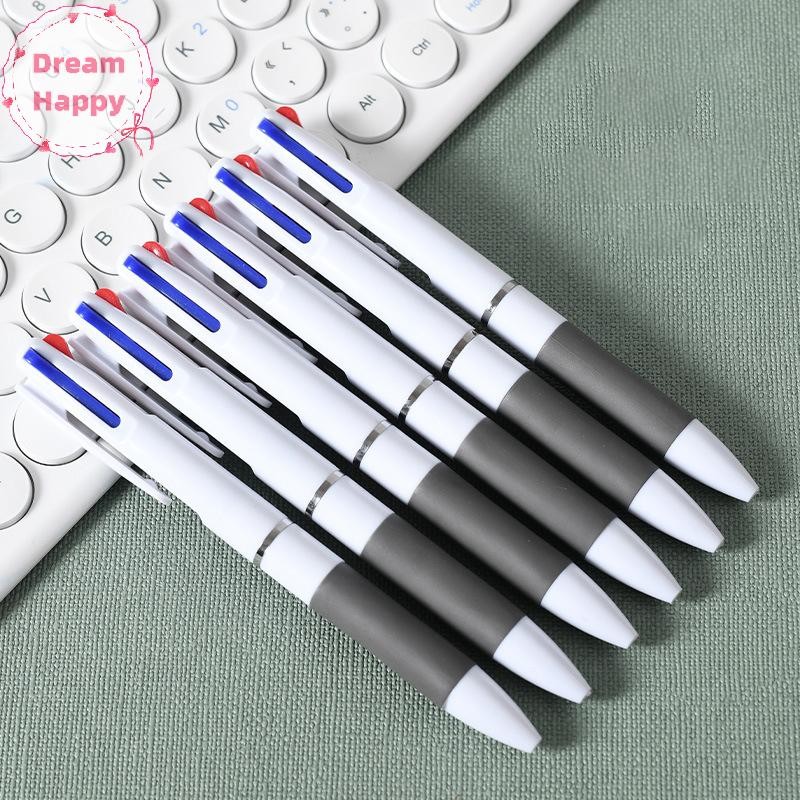 ฝัน 3 สีใน 1 กดปากกาลูกลื่นคลาสสิกปากกาลูกลื่นปากกาเขียนสํานักงานโรงเรียนเขียนเครื่องเขียนสีแดงสีดําสีฟ้า 0.7 มม.ปากกา ไทย
