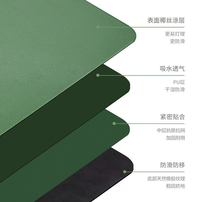 โยคะทุ่มเทรองเข่าขนาดเล็กแบนสนับสนุนแผ่นข้อศอกแผ่นคว่ําแผ่นพื้นกันลื่นหนายืดหยุ่นสูง