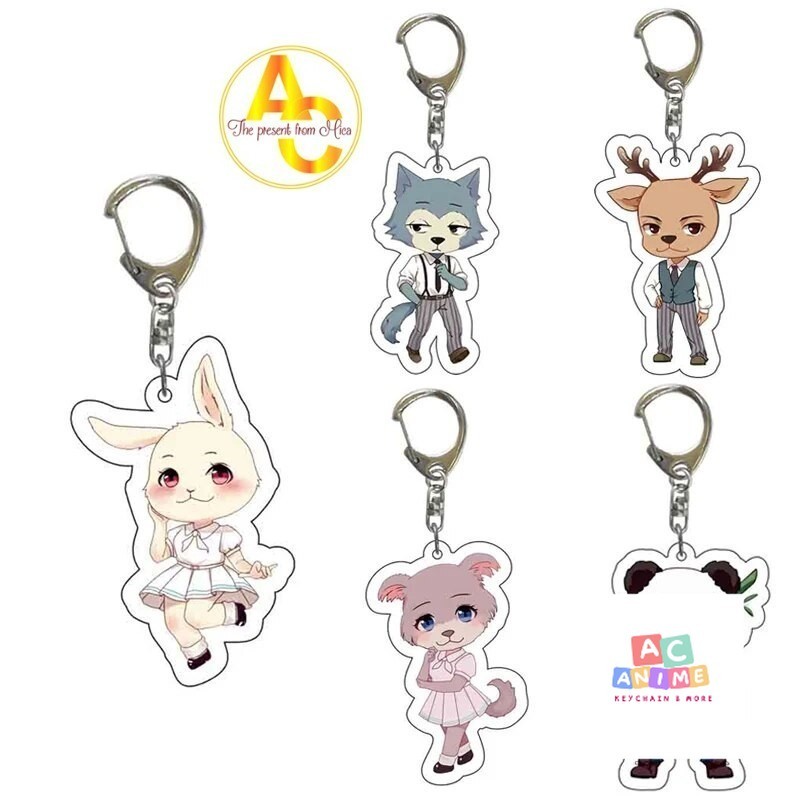 อะนิเมะ BEASTARS Legoshi Louis Haru Juno Gohin สัตว์พวงกุญแจน่ารัก