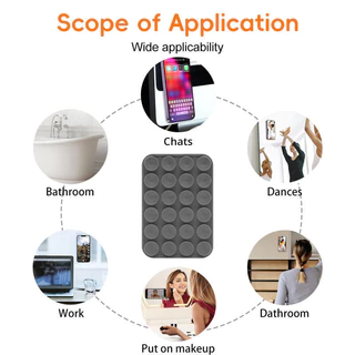 Hdoorlink ซิลิโคนแม่เหล็กโทรศัพท์มือถือดูดถ้วยสําหรับ iOS 12 13 14 15 16 แผ่นดูดสําหรับ Mag--safe ที่วางโทรศัพท์ Fixed Pad