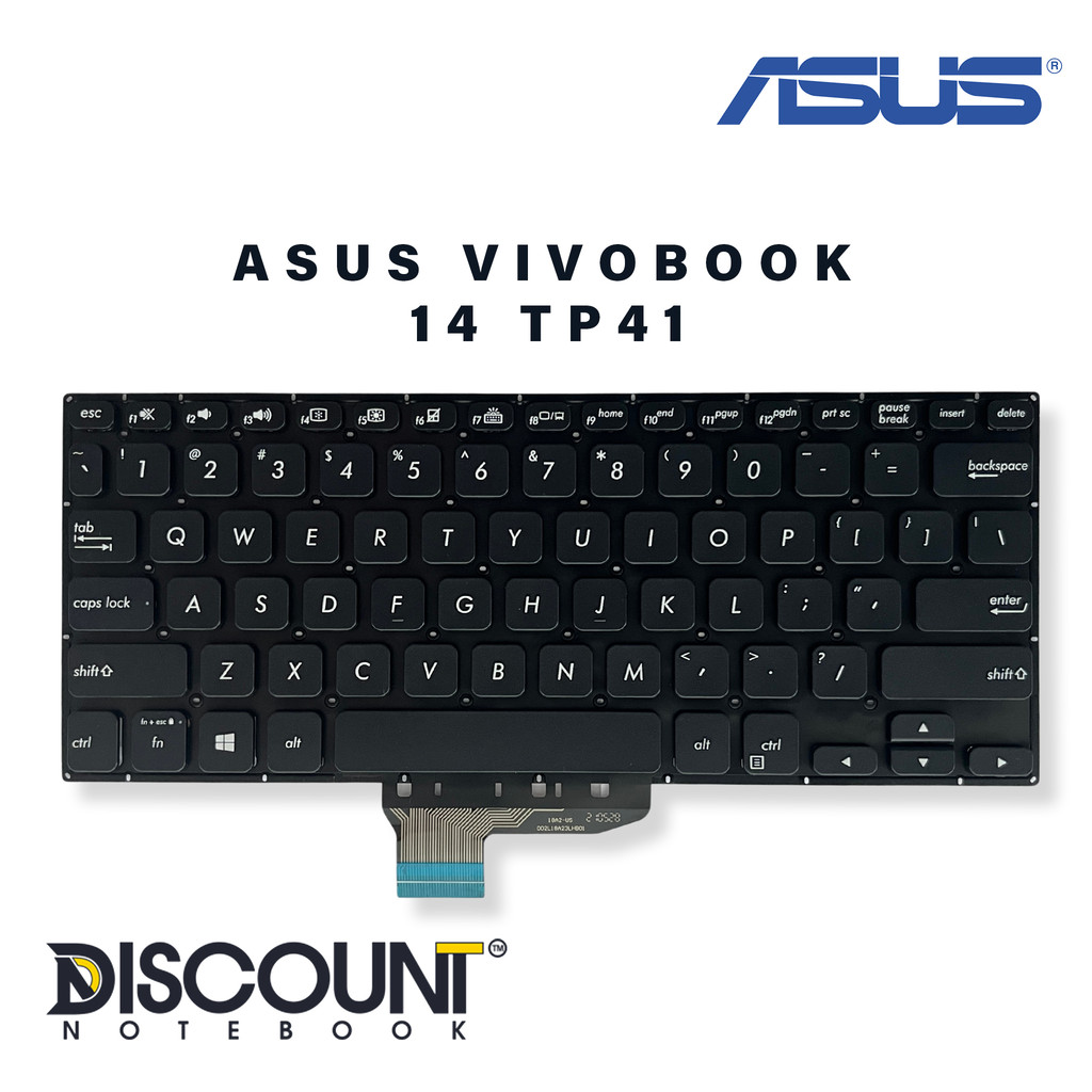 ASUS VivoBook 14 TP412 TP412UR TP412FA TP412F คีย์บอร์ดแล็ปท็อป [รับประกัน 3 เดือน]