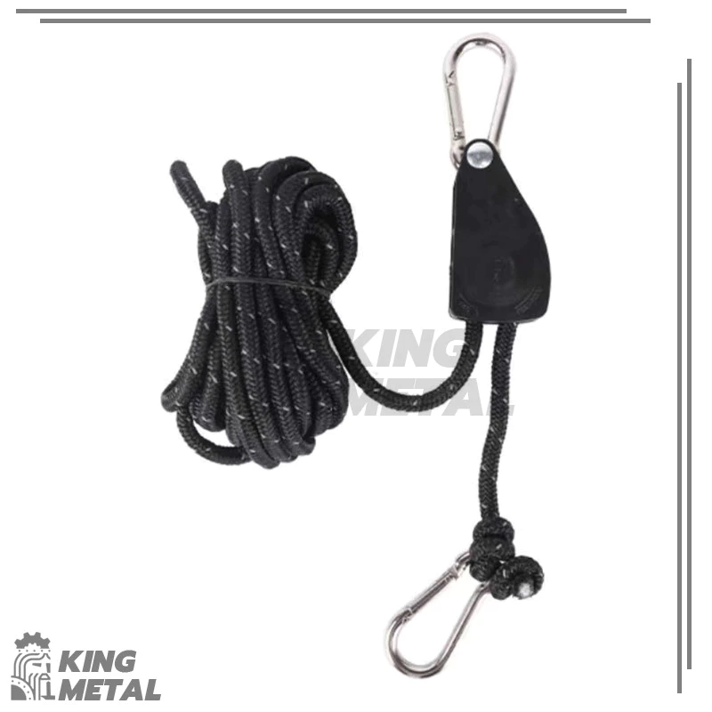รอกเชือกปรับระดับได้ Rope Ratchet Hanger 4m สำหรับเดินป่าตั้งแคมป์ thumbnail 10