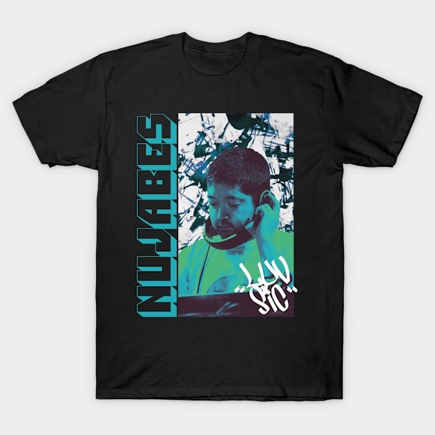 เสื้อยืด Vintage NUJABES LUV SIC T-Shirt แท้ Cotton 100% แฟชั่น รัดรูป สไตล์ แขนสั้น ต้านทานรอยยับ