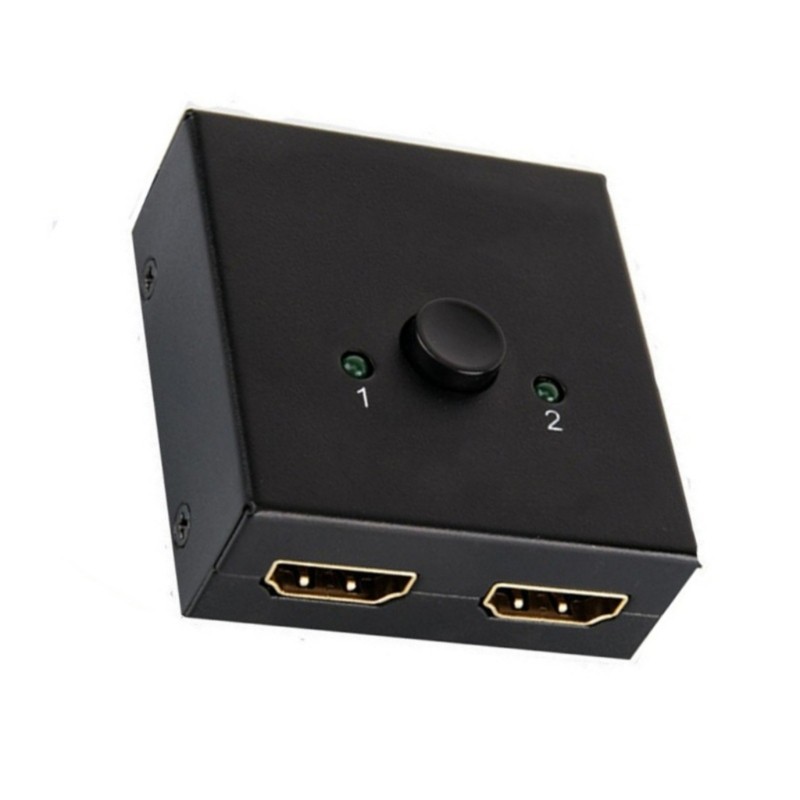 R * Durability 4K 60Hz Bidirectional HDMIs Switcher พร้อมเทอร์มินัลแผ่นทองสําหรับ Clear Images เข้าก