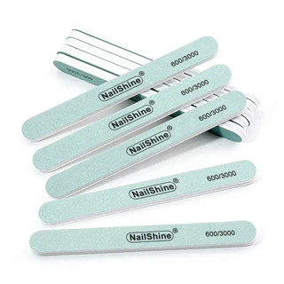 ตะไบขัดเงา 2 หน้า ทรงมล สีขาวเขียว (( 600/3000 )) สำหรับขัดเ…