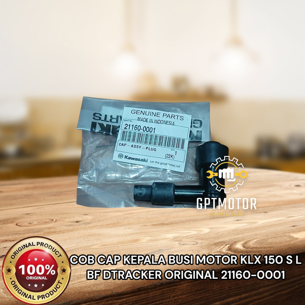 COB CAP MOTORCYCLE SPARK PLUG HEAD KLX 150 SL BF DTRACKER ORIGINAL 21160-0001