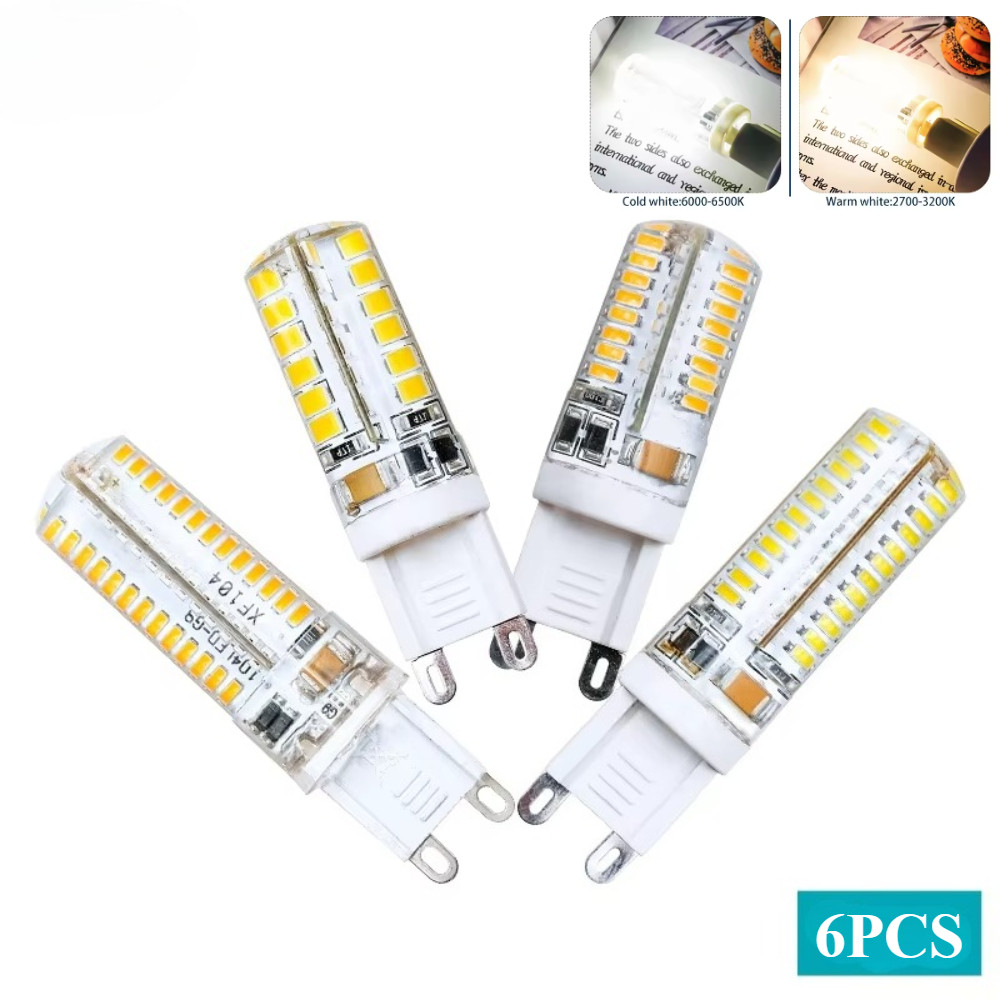 6 ชิ้น/ล็อต G9 หลอดไฟ Led 7W 9W 10W 12W หลอดไฟข้าวโพด AC 220V-240V SMD 2835 3014 Leds Lampada ไฟ Led