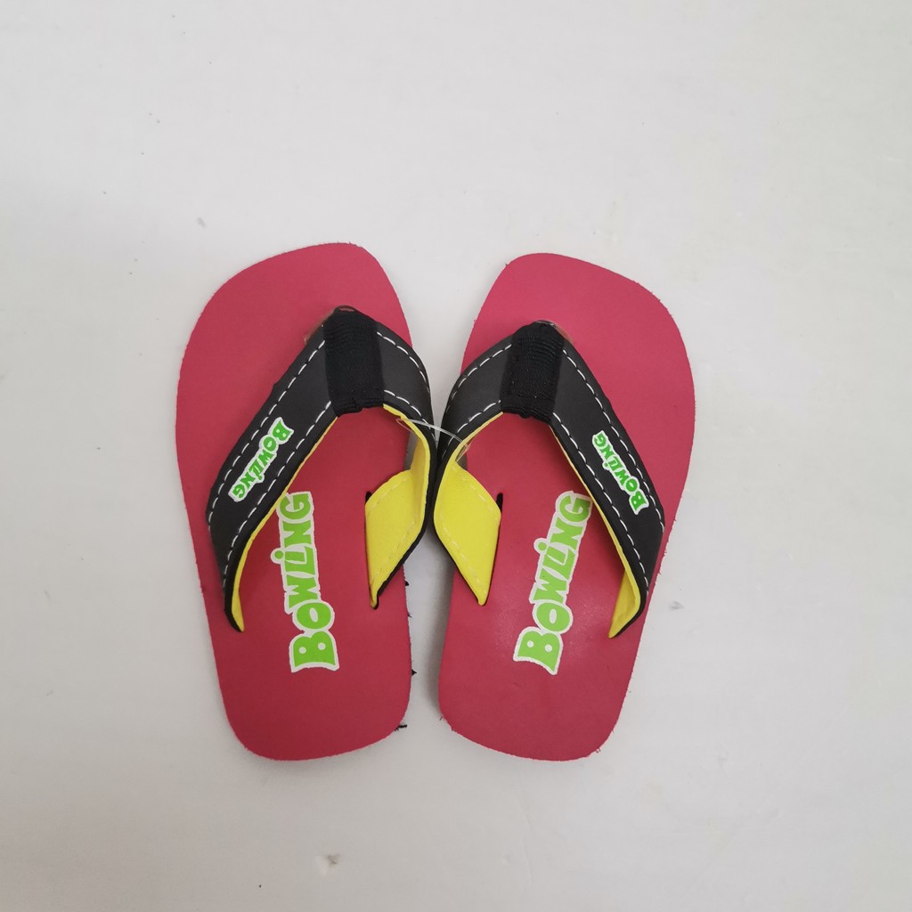 CLEARANCE - 70% [BOWLING ] Kids Children Unisex Slipper Sandals Shoes Budak ( 6-9 )