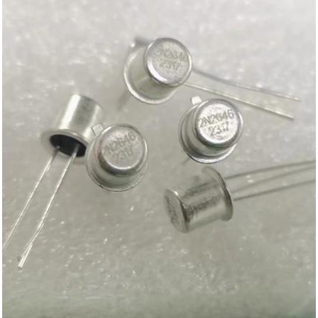 3 ชิ้น Original 2N2646 TO-18 Silicon Unijunction ทรานซิสเตอร์ต้นฉบับ