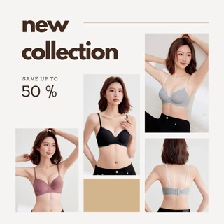 เสื้อชั้นในไร้โครง เสริมฟองน้ำหนา บราดันทรง สำหรับสาวอกเล็ก ดีไซน์สวย ไม่มีโครงเหล็ก ดันทรง อกชิด พร้อมส่ง