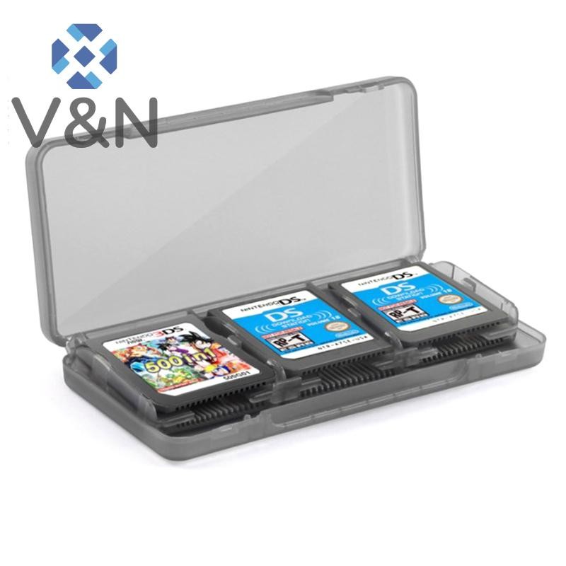 V & N 6 In 1 แบบพกพา 3DS เกมกล่องเก็บ NDS กล่อง 2DS การ์ดเกม Holderpatible พร้อม DS Lite NDSL NDSi X