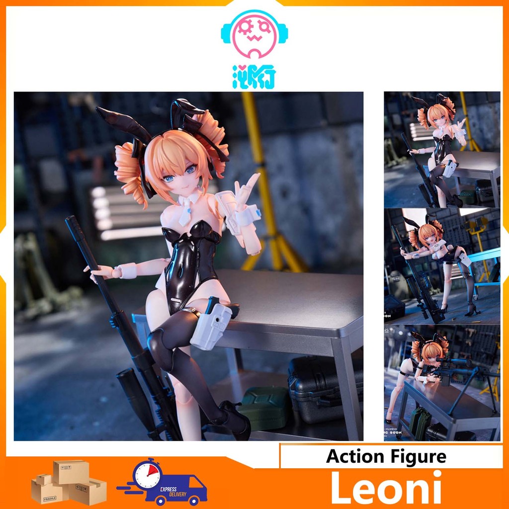 【Sushing】Leoni Sniper 1/12 Action Figure height about 15.5cm Popular PVC series Popular Rabbit Quick
