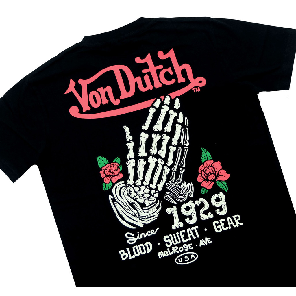 เสื้อยืด Von Dutch 1395 สีดํา