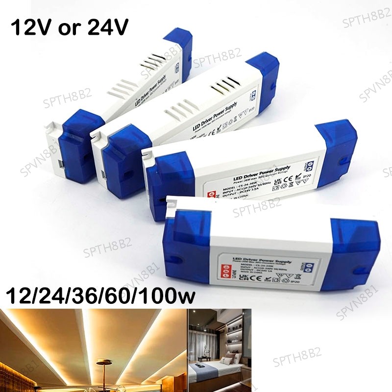 12W 24W 36W 60W 100W Switching Power Supply อะแดปเตอร์ AC 240V TO DC 12V 24V 1A 2A 3A 5A LED strip L